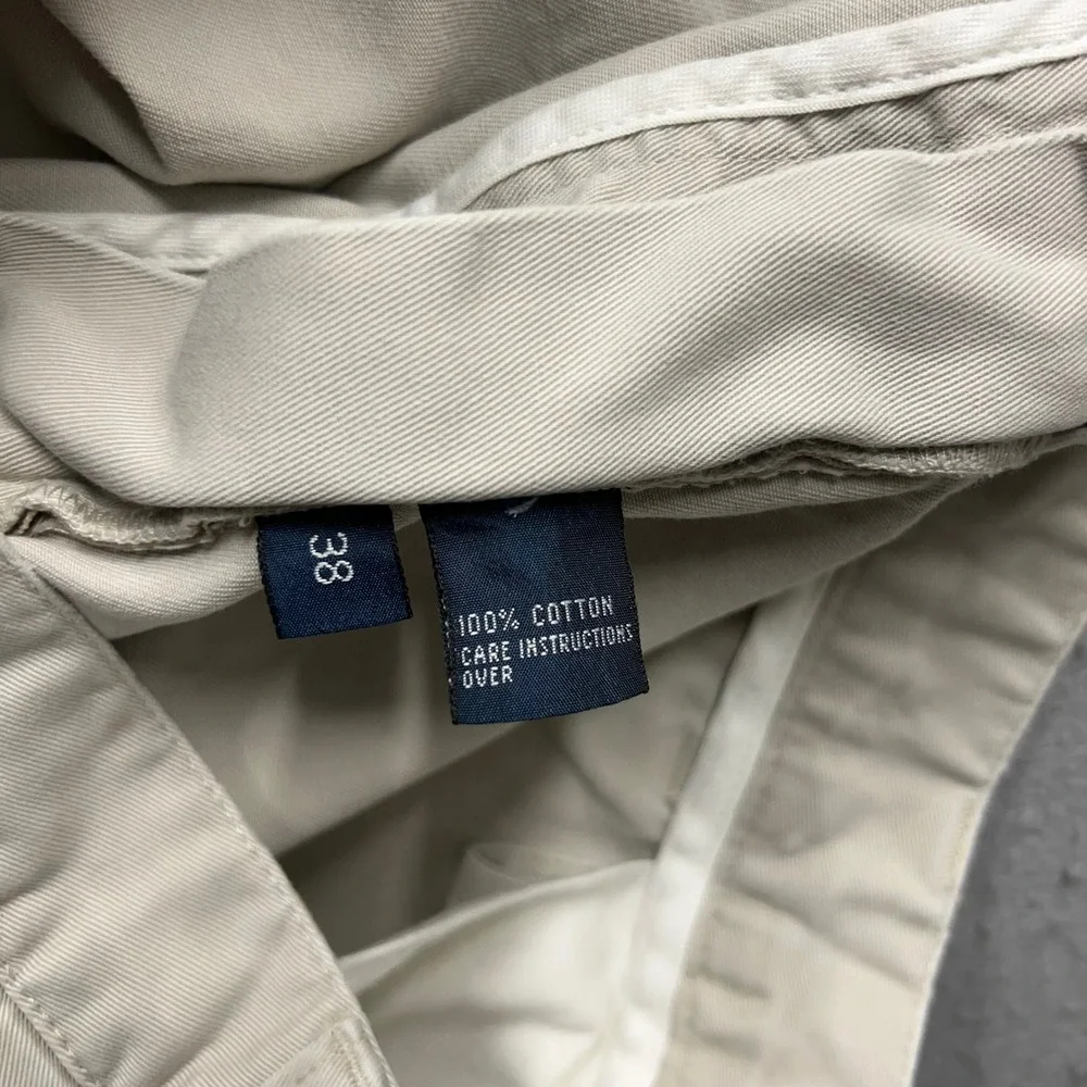 Polo Ralph Lauren Prospect Shorts Mens 38 Tan Khaki Chino Cotton Twill 1632‎